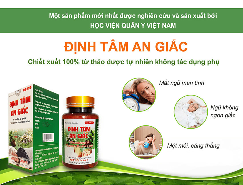 ĐỊNH TÂM AN GIẤC Học Viện Quân Y