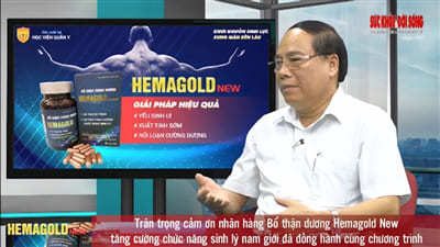 Hemagold new - Thành công mới của đề tài nghiên cứu sinh lý nam