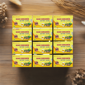 Ưu Đãi 8 Hộp NanoCurcumin Tam Thất Xạ Đen Học Viện Quân Y - Hộp 30 Viên