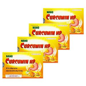 4 Hộp Nano Curcumin HP tặng 1 Hộp Trà