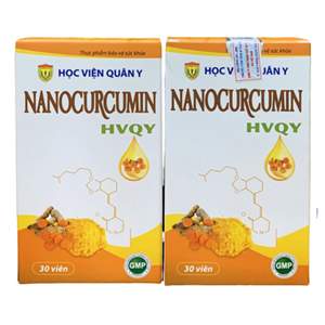Ưu Đãi 2 Hộp NanoCurcumin Học Viện Quân Y - Mỗi Hộp 30 Viên