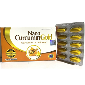 Curcumin nano gold hộp 30 viên - Hỗ trợ dạ dày và đẹp da