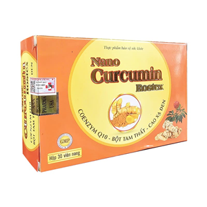 Nano Curcumin Rostex Hộp 30 Viên - Chuyên viêm loét dạ dày tá tràng