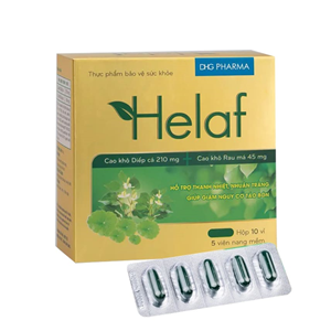 Helaf DHG Hộp 50 viên - Hỗ trợ thanh nhiệt, nhuận tràng