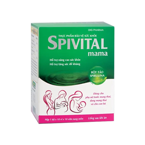 Spivital Mama DHG Pharma 10 vỉ x 10 viên – Giúp bồi bổ cho pn mang thai