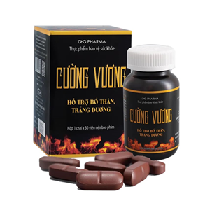 Cường Vương DHG Hộp 30 viên - Hỗ trợ sinh lý tráng dương bổ thận
