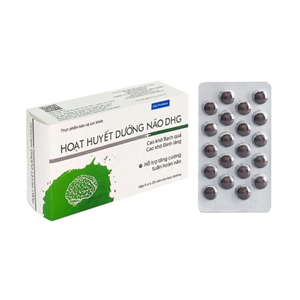 Hoạt huyết dưỡng não DHG 60 viên - hỗ trợ tăng cường tuần hoàn não
