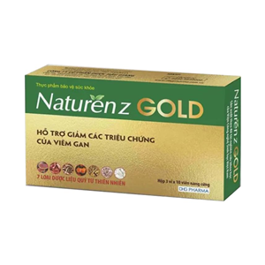 Viên bổ gan NaturenZ Gold DHG (3 vỉ x 10 viên) - Hỗ trợ giải độc gan, tăng cường chức năng gan