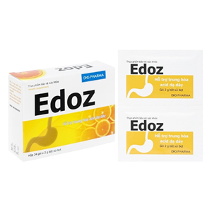 Edoz DHG 24 gói x 2g - Bột sủi bọt giảm khó tiêu đầy hơi