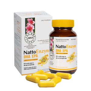 NattoEnzym DHA EPA - Hỗ trợ giảm nguy cơ đột quỵ (hộp 20 viên, 60 viên)