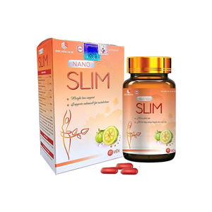 Hỗ Trợ giảm cân Nano Slim - VQY Pharma phân phối hộp 40 viên