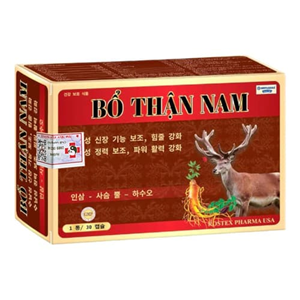Bổ Thận Nam hộp 30 viên – Hỗ Trợ Tăng Cường Sinh Lý, Bổ Thận, Tráng Dương