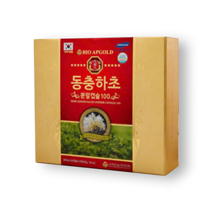 Đông Trùng Hạ Thảo Nguyên Chất Bio Apgold Dong Choong Hacho Powder Capsule 120 Viên
